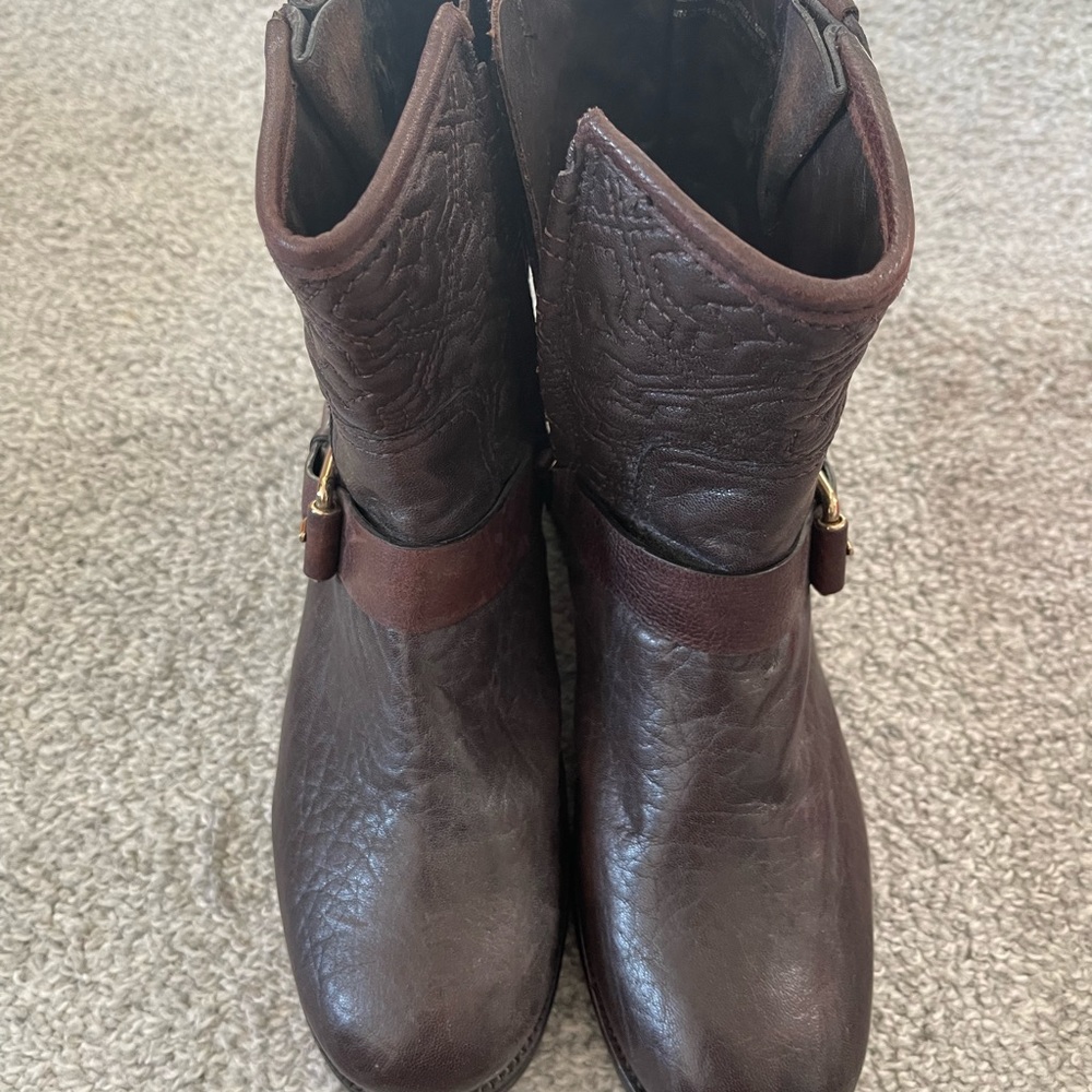 Tory Burch Brown Leather Boots